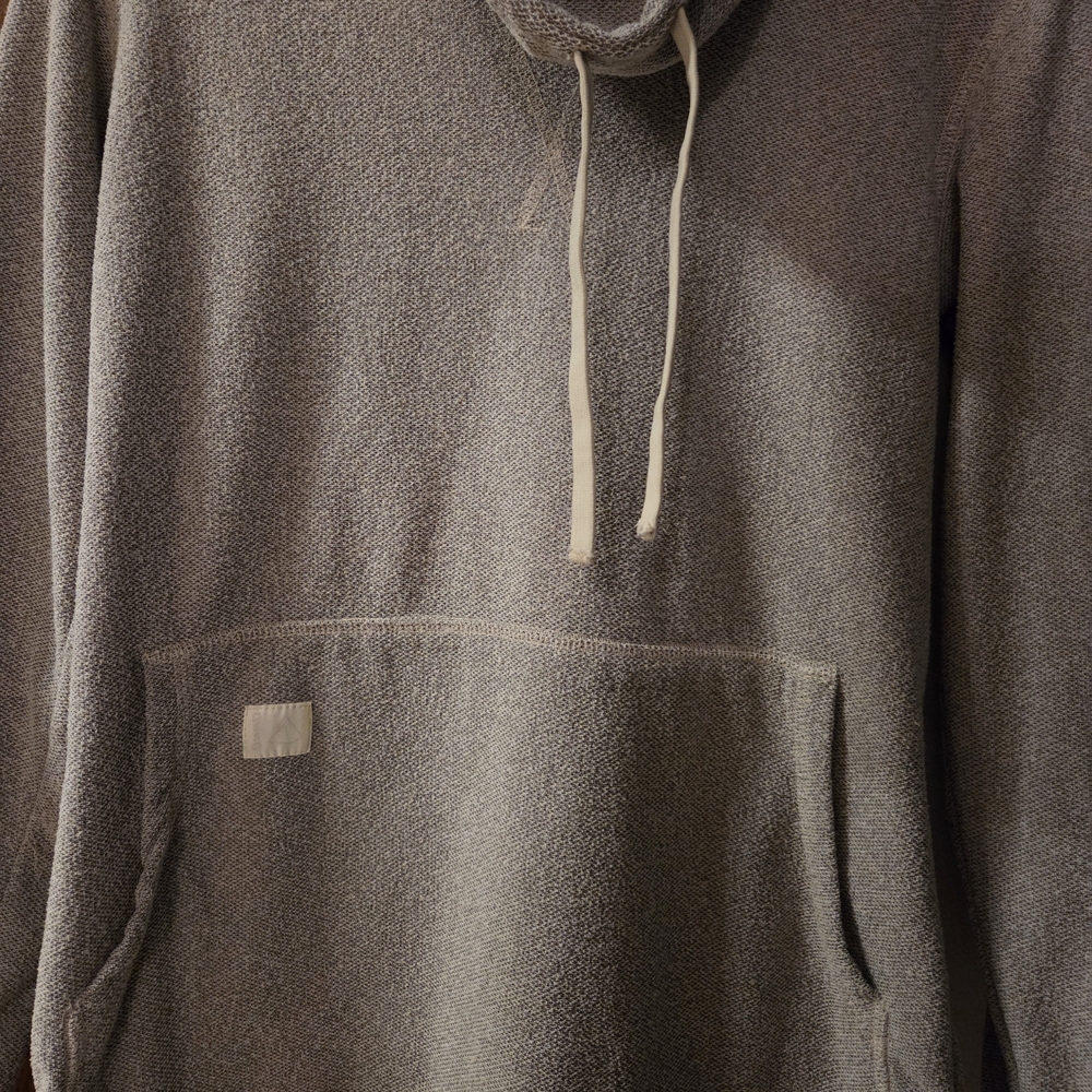 Title Nine, Deso Cozy Oatmeal Heathered Gray Women's Hoodie Tunic, M